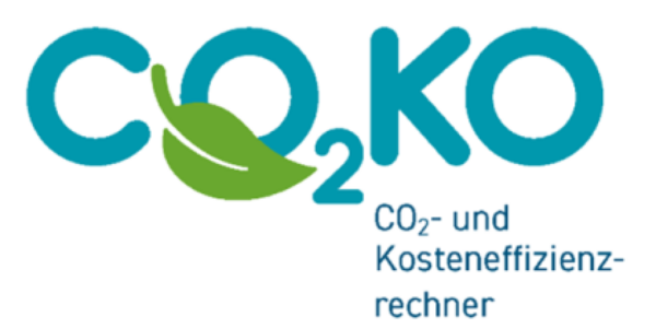 Logo des CO2- und Kosteneffizienzrechners