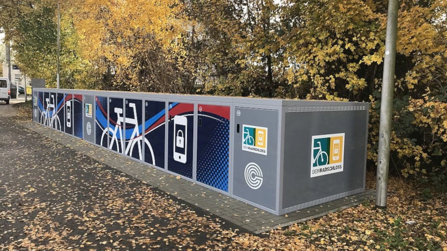 Die DeinRadschloss Anlage am Bahnhof Gelsenkirchen Buer-Süd