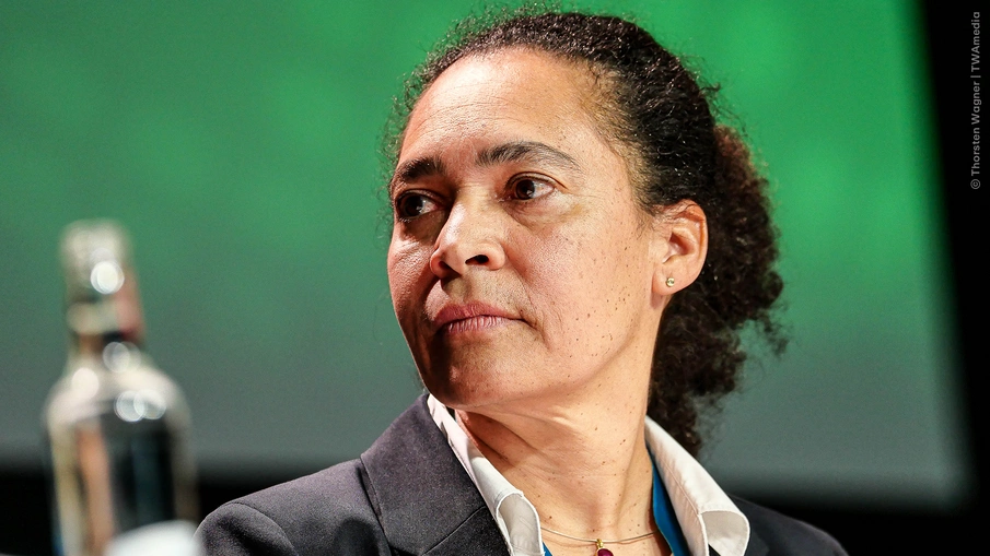 NRW-Mobilitätsforum 2025: Dr. Linda Kisabaka, Sprecherin der Geschäftsführung der Ruhrbahn GmbH