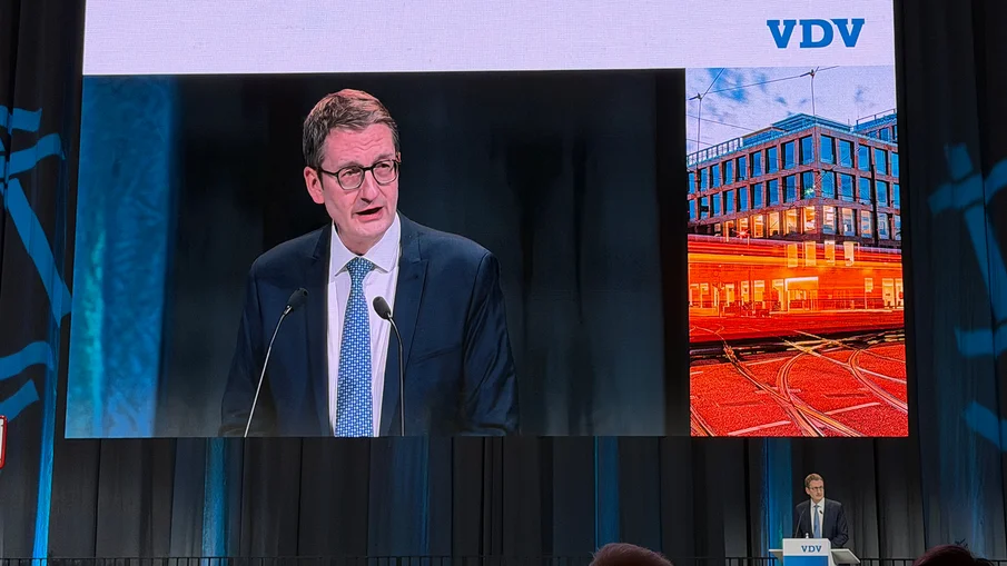 VDV-Jahrestagung 2026: Stefan Schnorr, Staatssekretär im Bundesverkehrsministerium