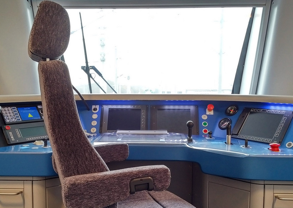 Das Cockpit des Rhein-Ruhr-Express.