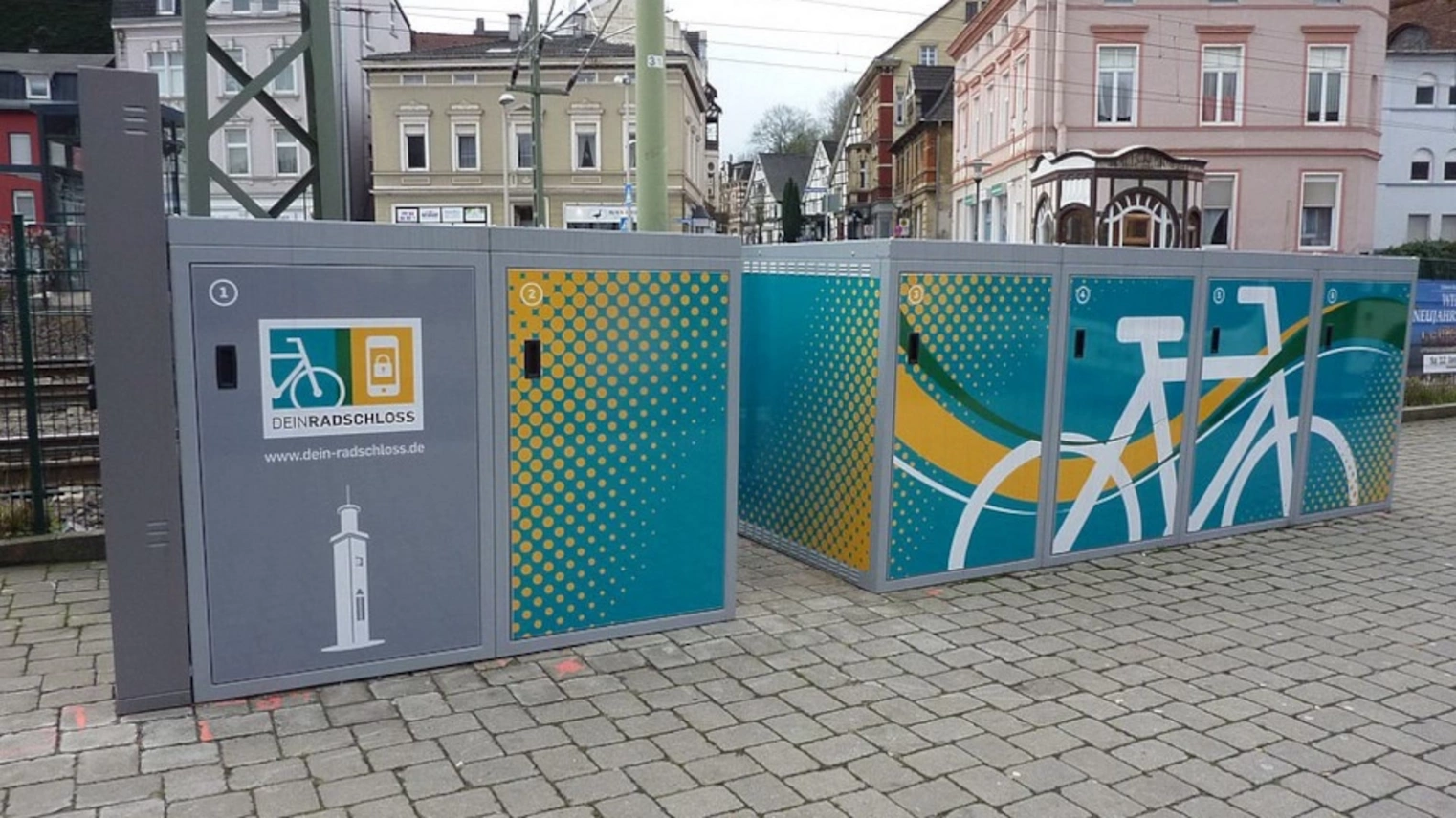 Die DeinRadschloss Anlage am Bahnhof Hagen-Hohenlimburg