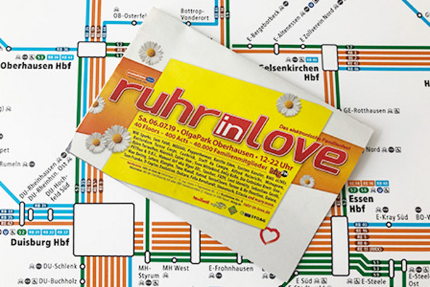 Eintrittskarten von dem Festival Ruhr-in-Love