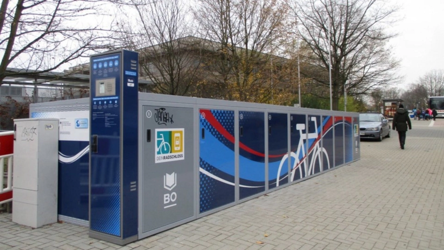 Die DeinRadschloss Anlage in Bochum Standort Neues Gymnasium