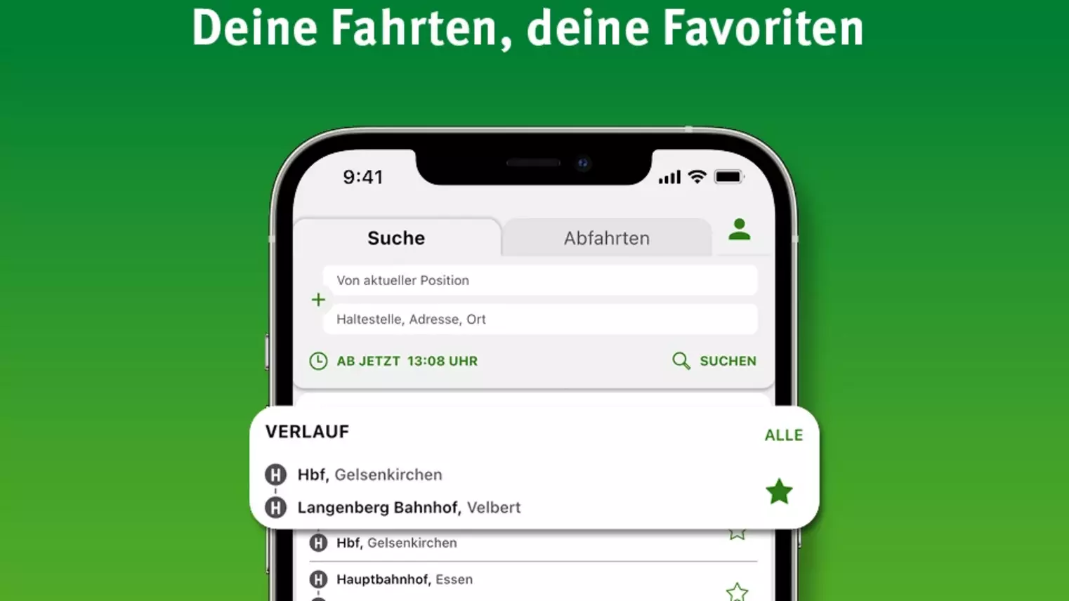 Die neuen Funktionen der VRR-App die zuvor im Text beschrieben wurden