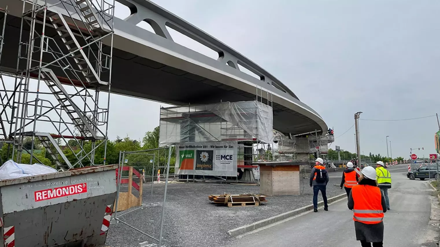 Die Brücke der Ubahn