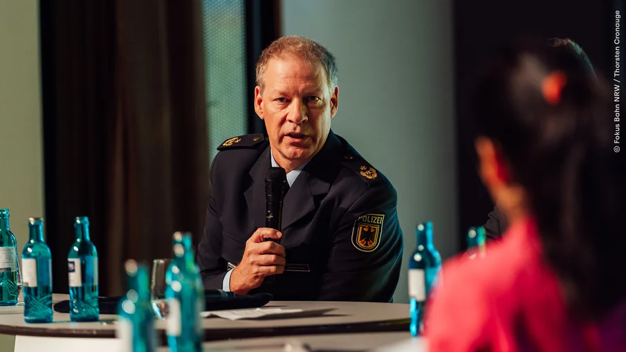 ÖPNV-Sicherheitskongress NRW: Helge Scharfscheer, Vizepräsident der Bundespolizei Sankt Augustin