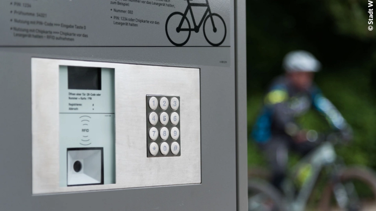 Der QR-Code Scanner der DeinRadschloss-Anlagen