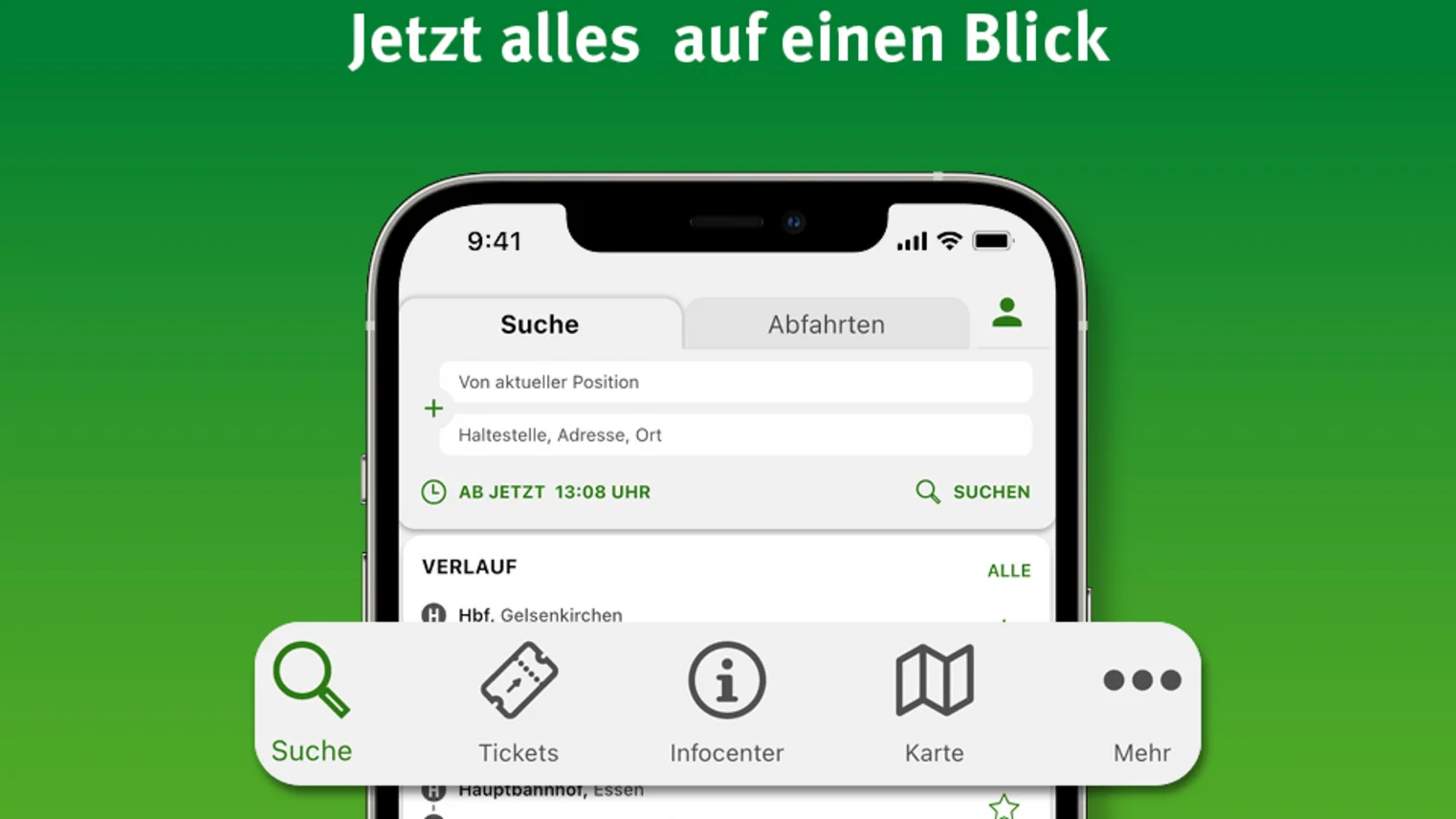 Die neuen Funktionen der VRR-App die zuvor im Text beschrieben wurden