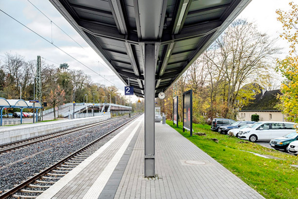 SPNV-Haltepunkt in gutem Zustand