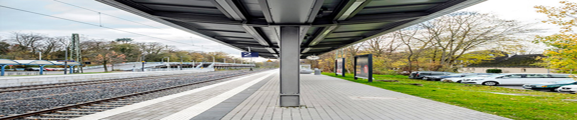 Ein Bahnsteig