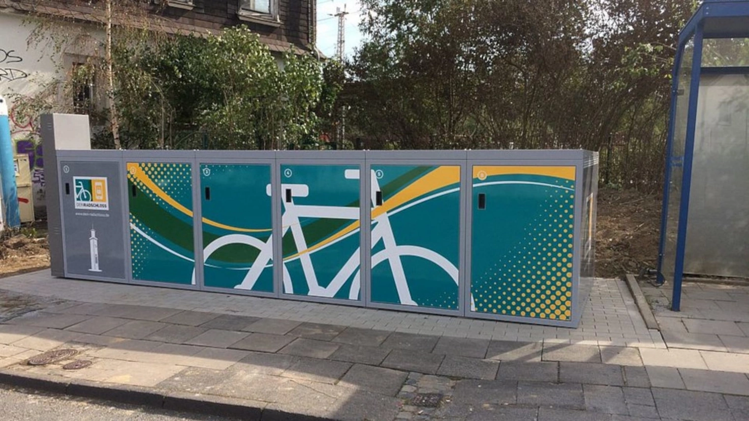 Die DeinRadschloss Anlage am Bahnhof Hagen-Vorhalle