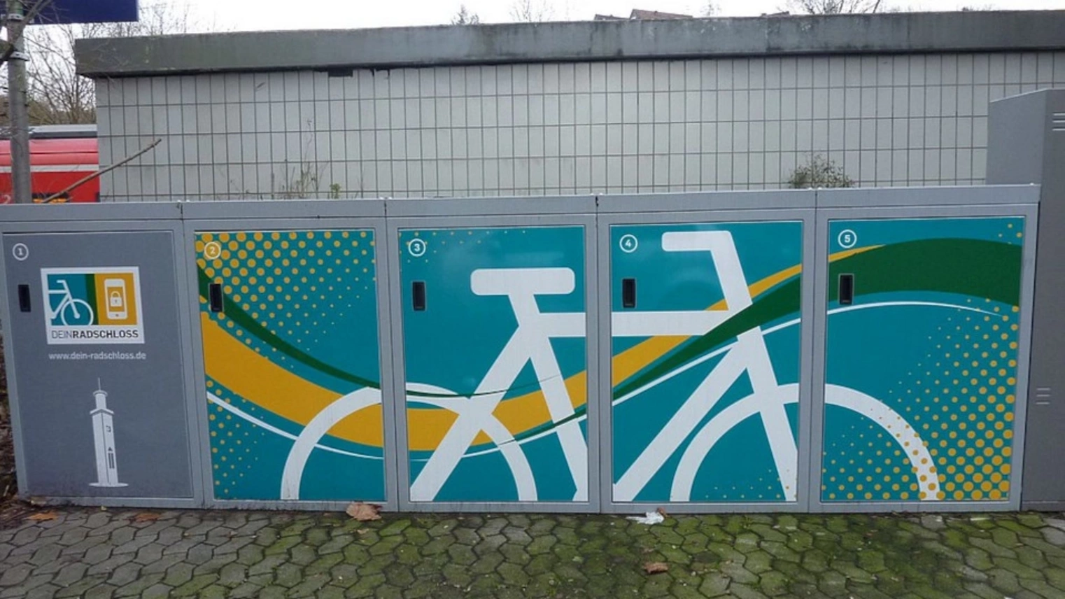 Die DeinRadschloss Anlage am Bahnhof Hagen-Heubing