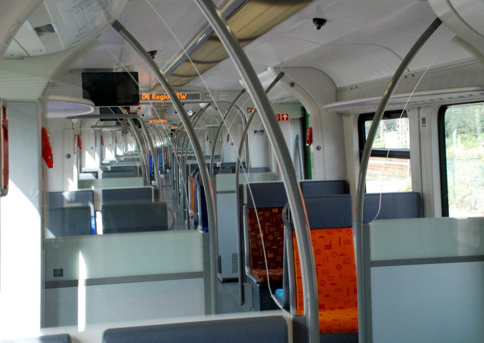 Die Fahrgastkabinen der S-Bahn Rhein-Ruhr.