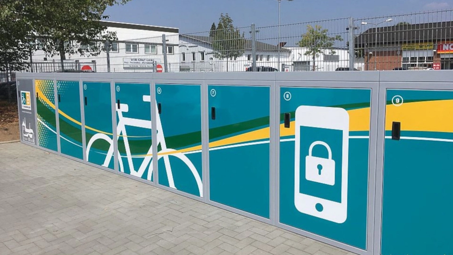 Die DeinRadschloss Anlage Mönchengladbach Wickrath