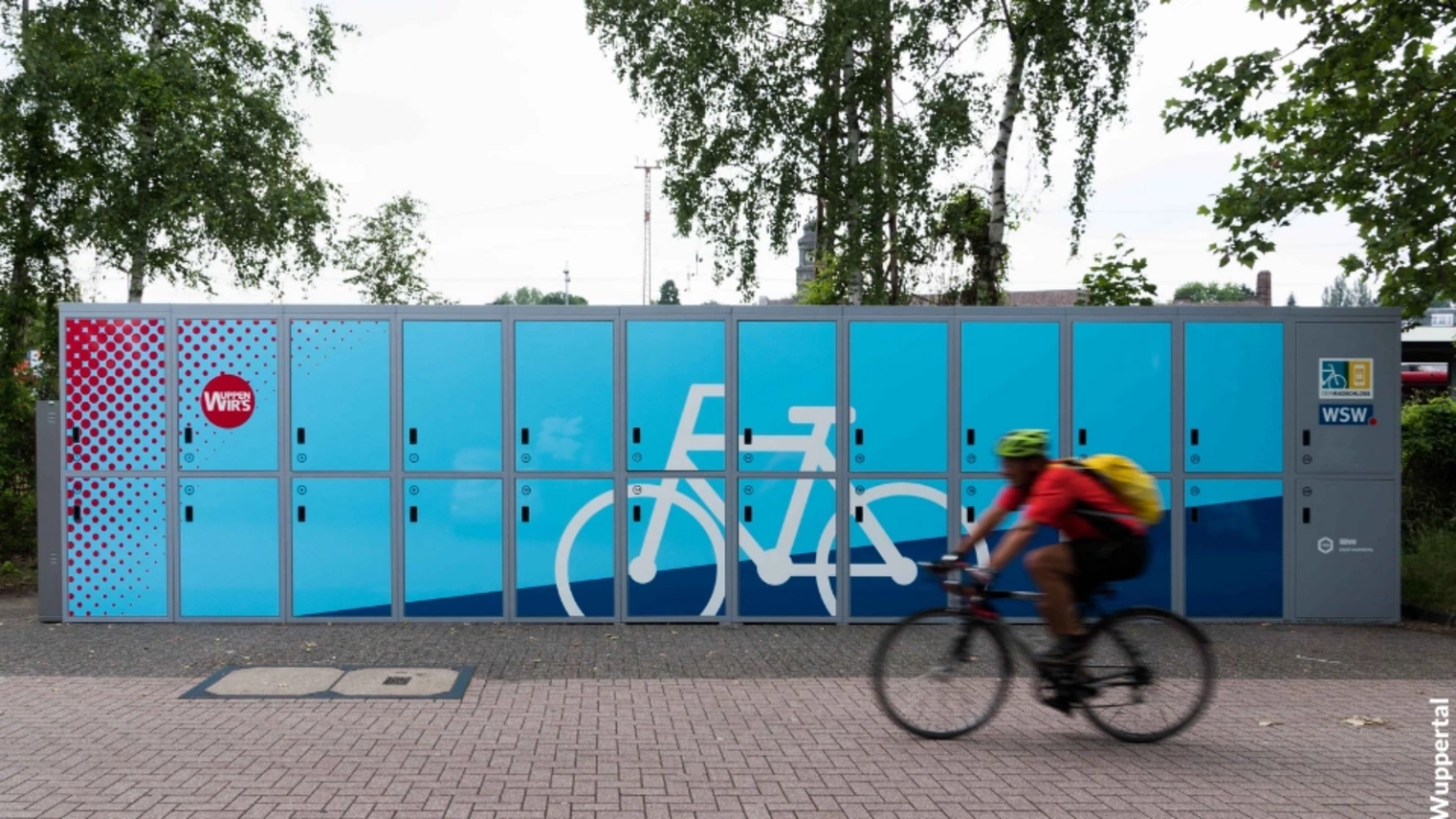 Eine DeinRadschloss Anlage in Wuppertal