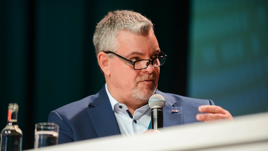 NRW-Mobilitätsforum 2025: Ronald R. F. Lünser, CEO der CAF Deutschland GmbH