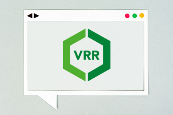 Das VRR-Logo geöffnet in einem Internetbrowser