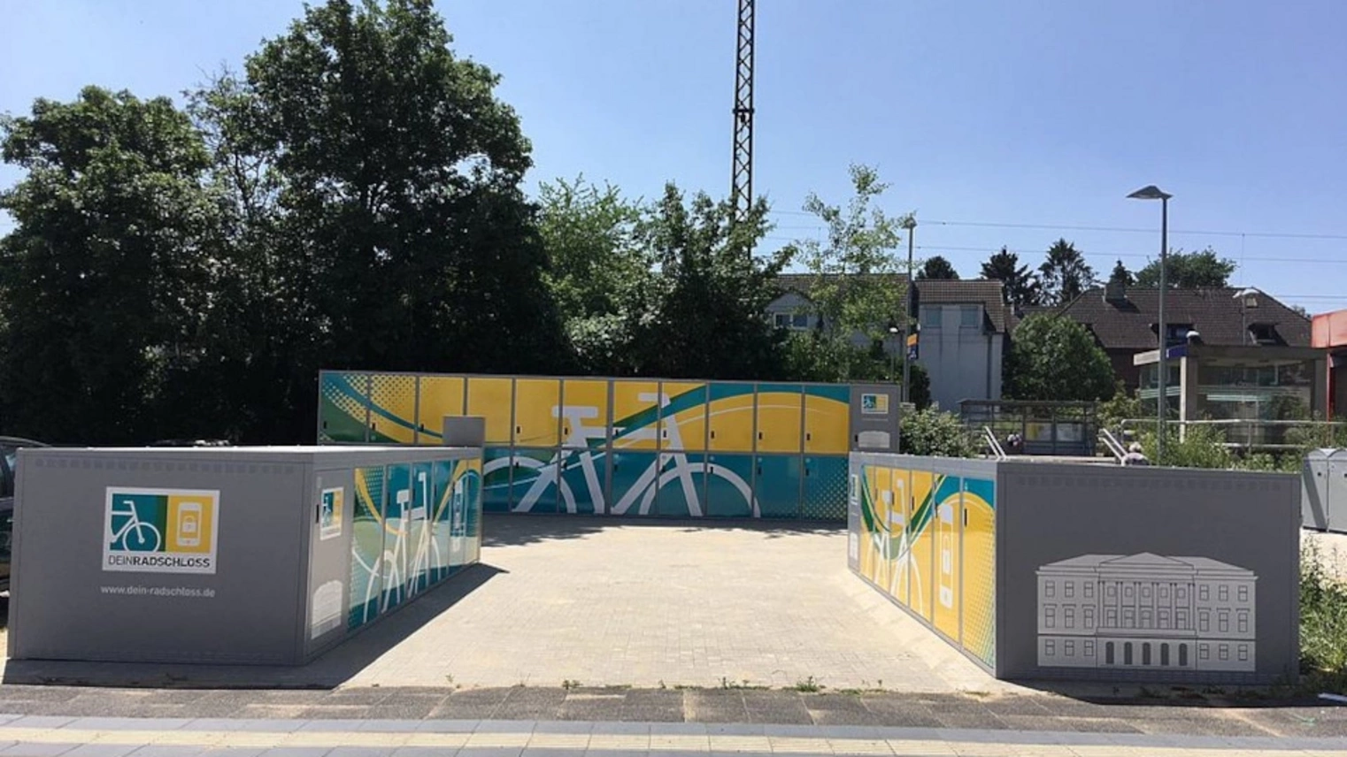 Die DeinRadschloss Anlage Krefeld Werkstättenstraße