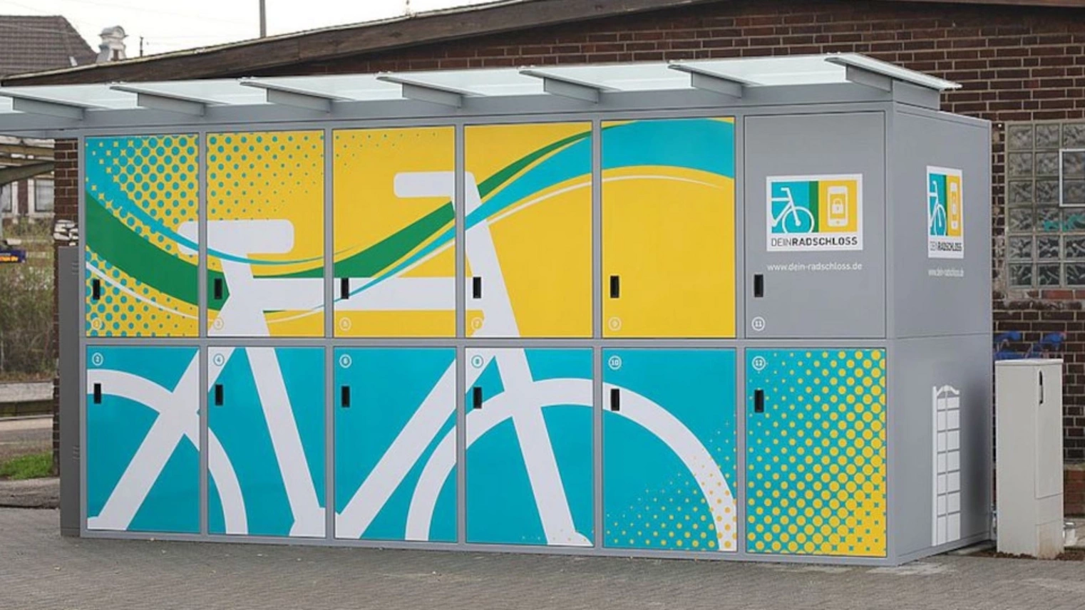 Die DeinRadschloss Fahrradboxen Oberhausen Sterkrade