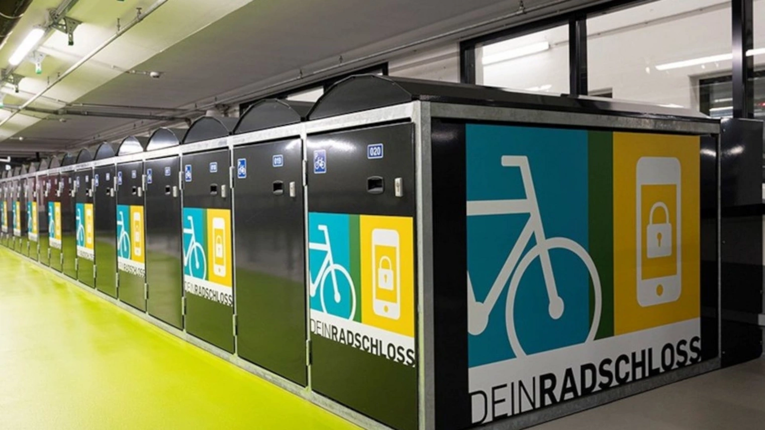 Die DeinRadschloss Fahrradboxen Wuppertal Hauptbahnhof
