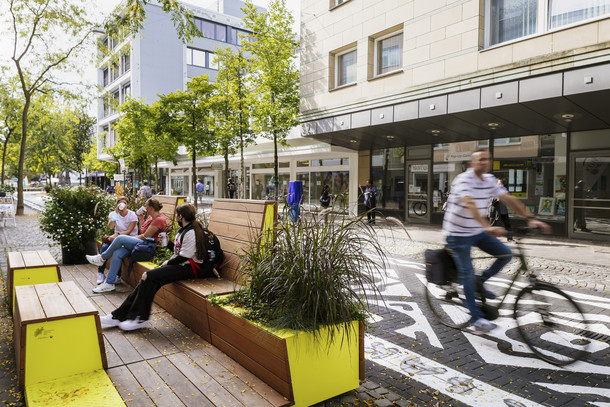 Mobilitätswende, Stadtmöbel Zukunftsnetz Mobilität NRW/Smilla Dankert
