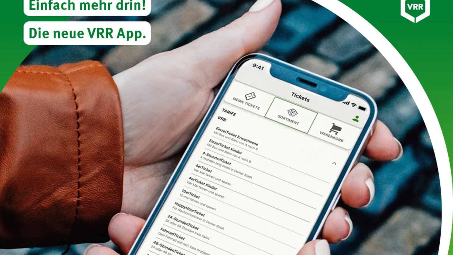 Die neuen Funktionen der VRR-App die zuvor im Text beschrieben wurden