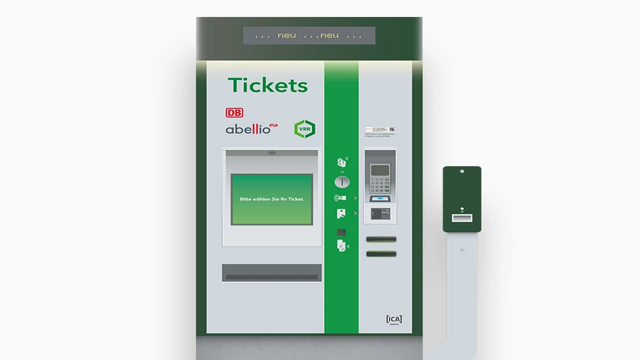 Ein Transdev/Abellio-Fahrkartenautomat