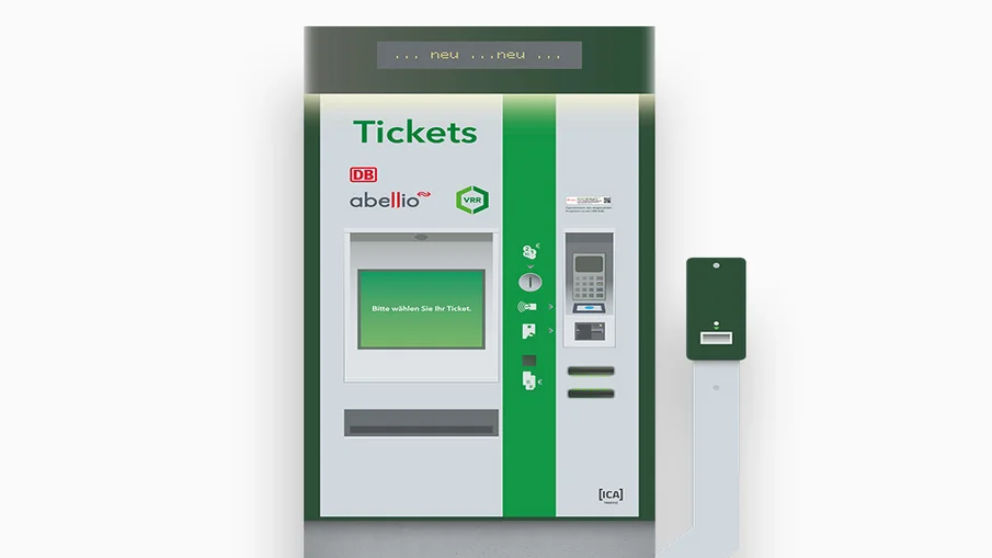 Ein Transdev/Abellio-Fahrkartenautomat