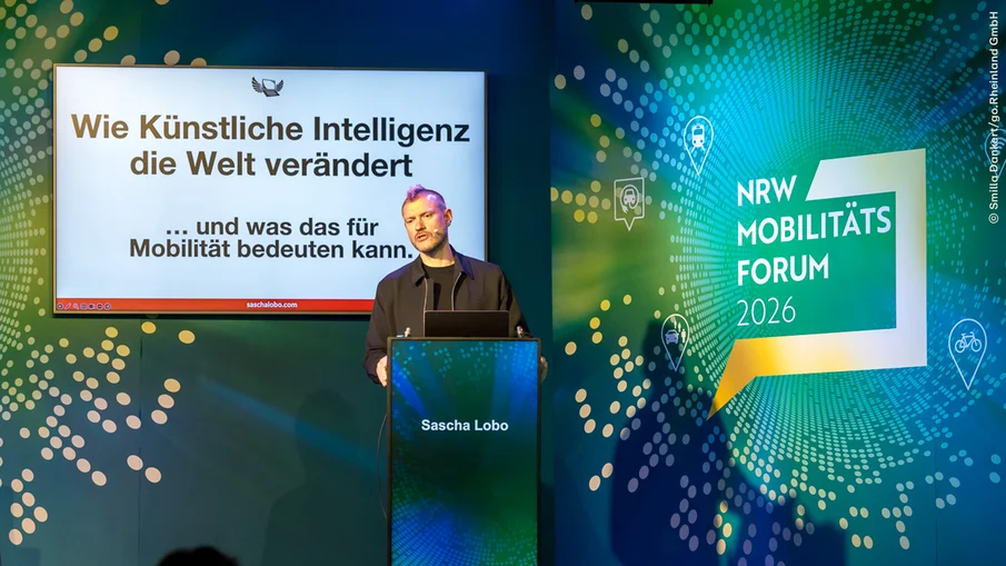 NRW-Mobilitätsforum 2026: Sascha Lobo, Spiegel-Kolumnist und Autor