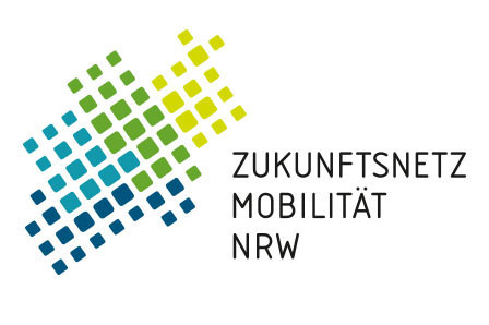Logo "Zukunftsnetz Mobilität NRW"