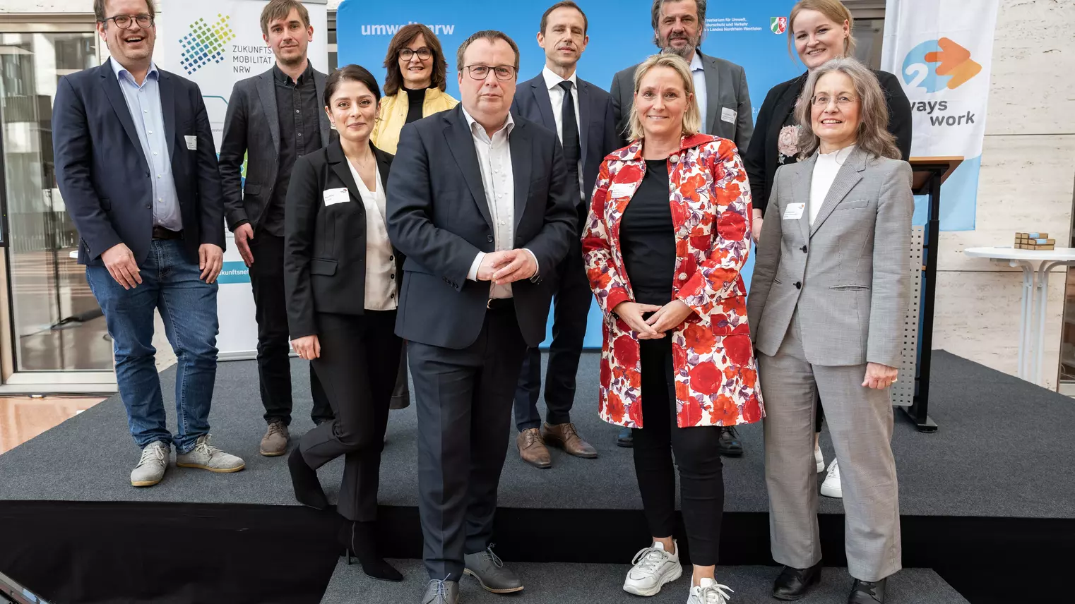 Die verschiedenen Teilnehmer und Referenten von ways2work.