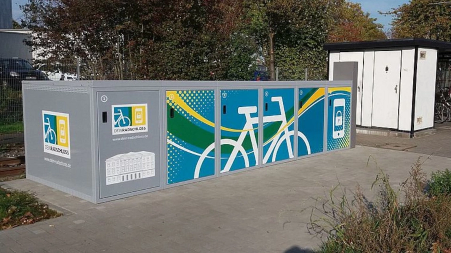 Die DeinRadschloss Anlage Krefeld Edelstahlwerk Tor 3