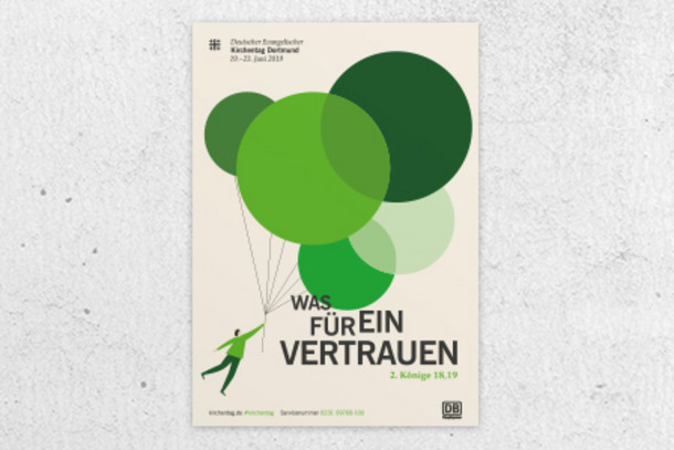 Das Logo vom ev. Kirchentag