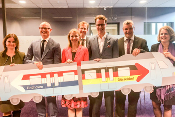 Kooperation für eine direkte Zugverbindung von Eindhoven nach Düsseldorf