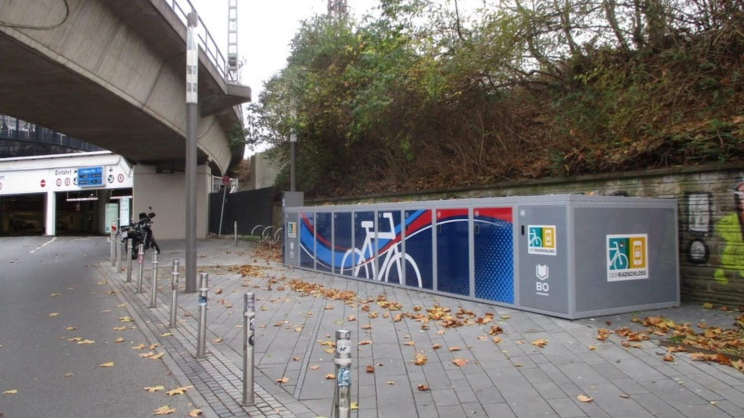 Die DeinRadschloss Anlage am Bermuda3Eck Bochum