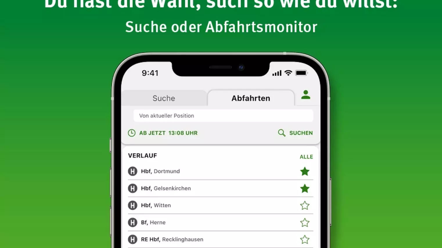 Die neuen Funktionen der VRR-App die zuvor im Text beschrieben wurden