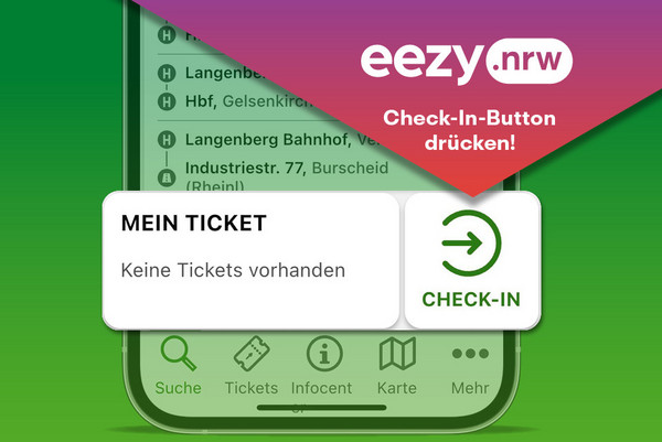eezy Ticket in der App