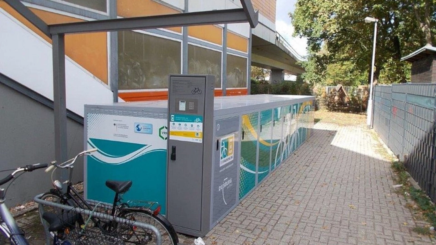 Die DeinRadschloss Anlage Duisburg Münchener Straße