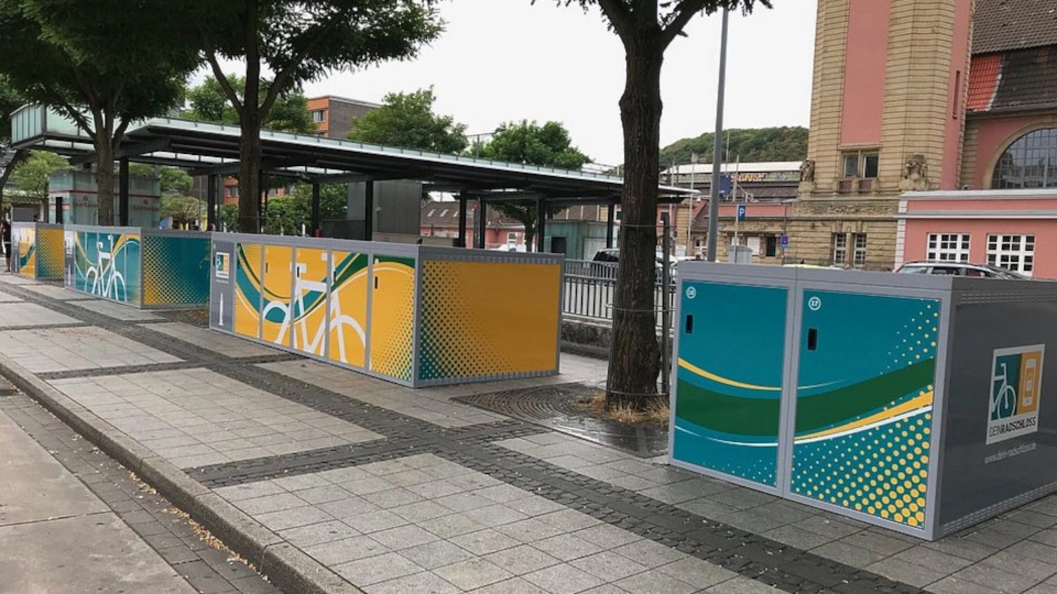 Die DeinRadschloss Anlage am Hauptbahnhof Hagen