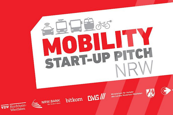 Flyer des Mobility-Start-up-Pitch NRW
