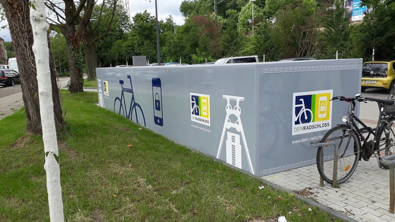 Die DeinRadschloss Anlage am Bahnhof Essen Borbeck