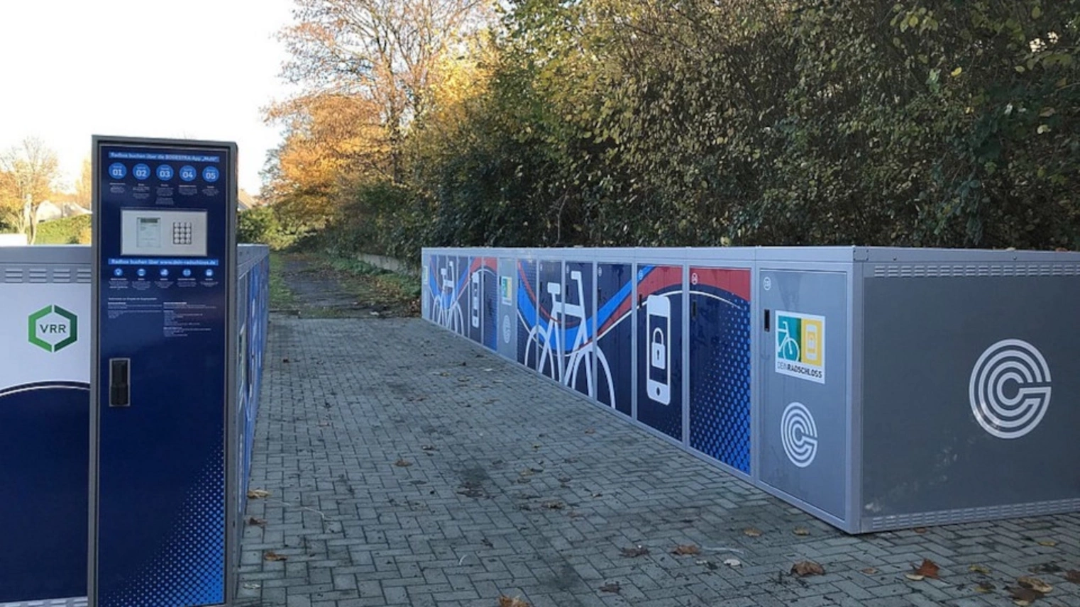 Die DeinRadschloss Anlage am Bahnhof Gelsenkirchen Buer-Nord