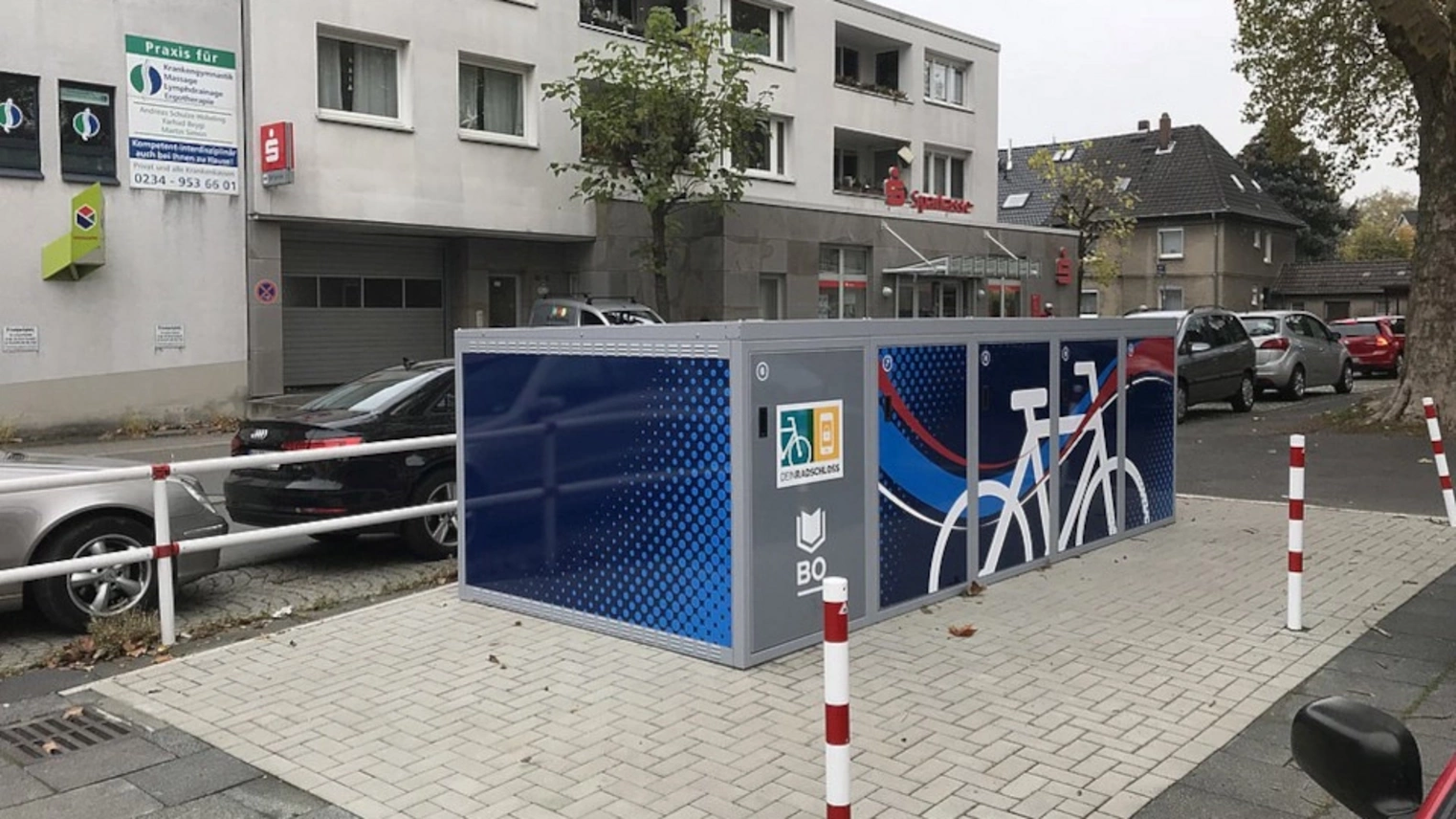 Die DeinRadschloss Anlage in Bochum Riemke Markt