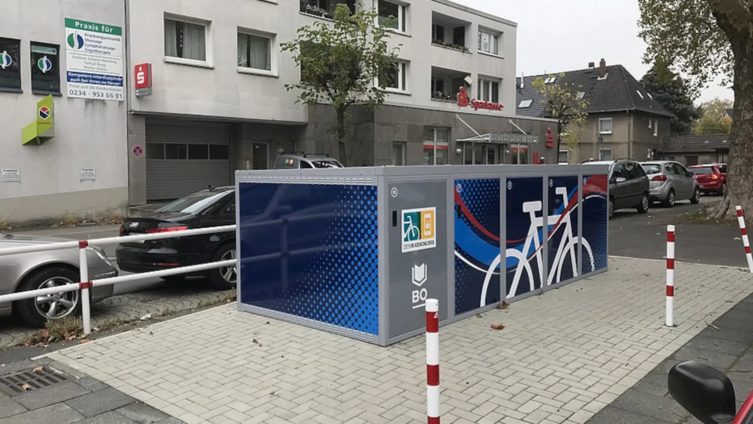 Die DeinRadschloss Anlage in Bochum Riemke Markt