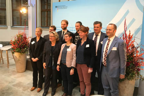 Gruppenbild DeinRadschloss im Bundesumweltministerium