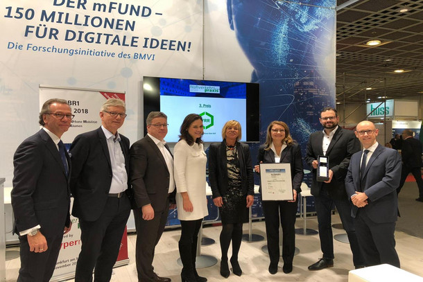 Gruppenbild nextTicket NUMBR1 Award
