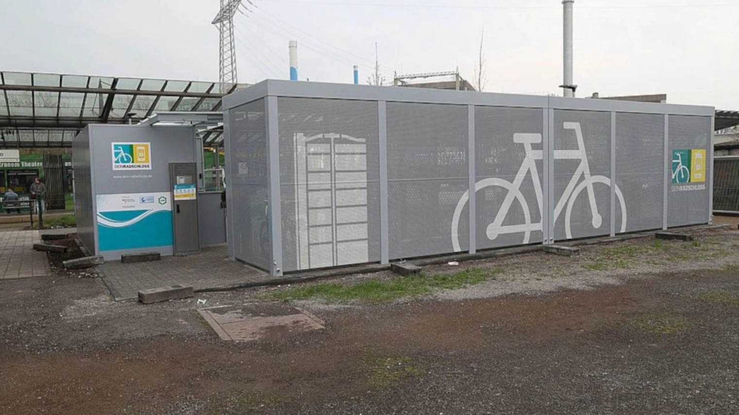 Die DeinRadschloss Fahrradboxen Oberhausen Sterkrade