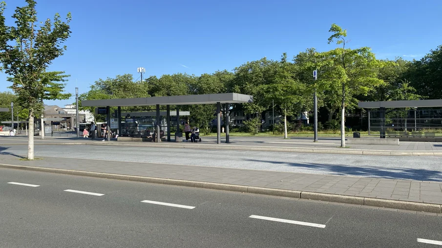 Der Busbahnhof in Buer.