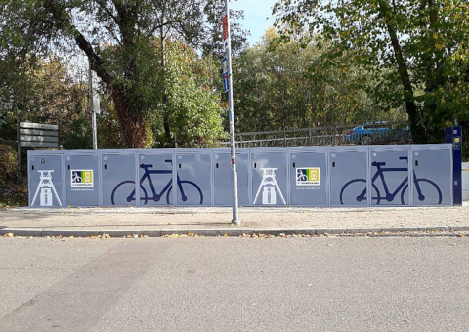 Die DeinRadschloss Anlage am Bahnhof Essen Werden